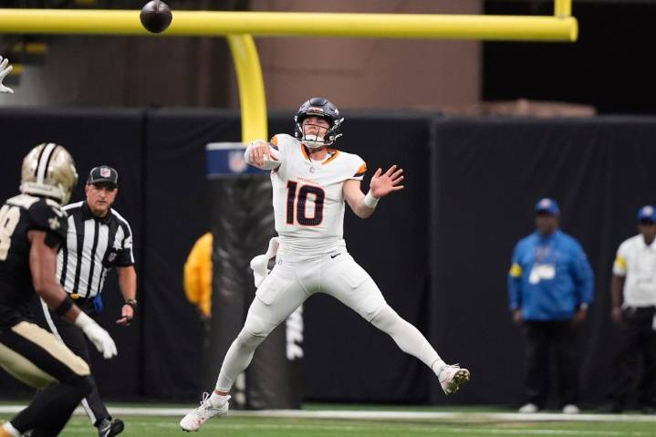 Broncos QB Bo Nix: "I hate letting the team down"