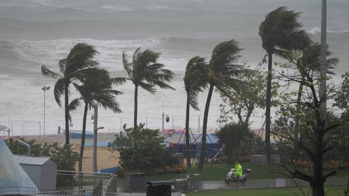 Hong Kong streets flood as Typhoon Ragasa churns toward landfall