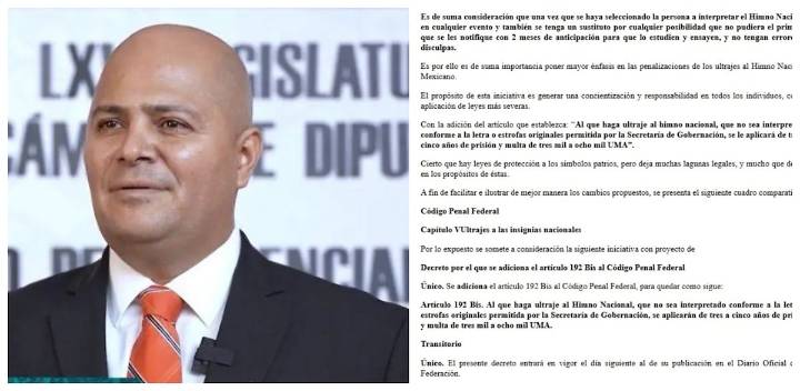Cárcel por cantar mal el himno nacional, la nueva iniciativa para evitar “ultrajes” en eventos públicos