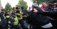 Cops suffer broken noses and concussions as far-right thugs invade London 'intent on violence'