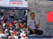 Los videos del momento exacto en que le disparan a Charlie Kirk, aliado de Trump