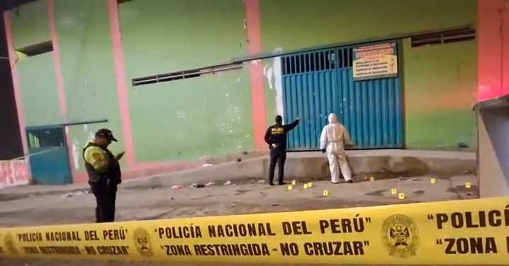 Extorsionadores atacan a balazos el mercado José Arguedas en San Juan de Miraflores