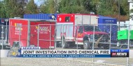 Multiple agencies join efforts to investigate chemical fire
