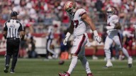 49ers’ Nick Bosa exits game with knee injury, gives thumbs