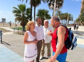 El PSOE solicita un plan integral de mantenimiento para el Paseo Marítimo Antonio Banderas