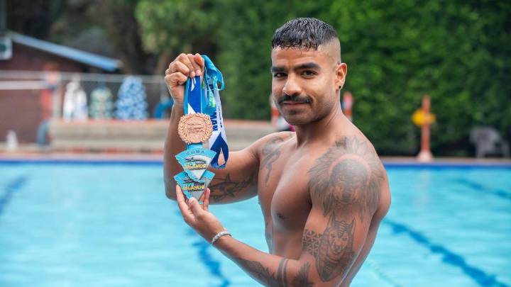 Deyron Moreno, el primer colombiano en conquistar el OceanMan en cuba