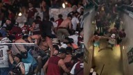 (Videos) Batalla campal entre hinchas de Lanús y policías en el Maracaná empañaron noche de Copa Sudamericana
