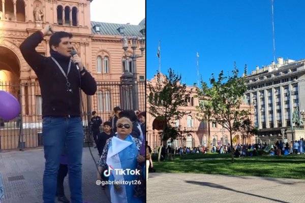 El pedido insólito para las próximas elecciones del venezolano que se hizo referente en la pobre marcha de apoyo a Milei