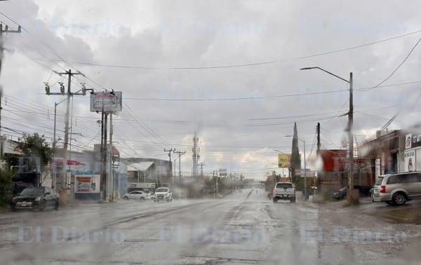Cae fuerte lluvia al sur de la ciudad