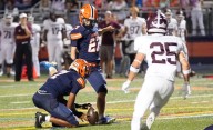 Football: Naperville North's Leo Taylor tries 56