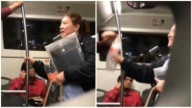 Lady Herpes: Mujer agrede a joven en transporte público por supuesto contagio (Video)