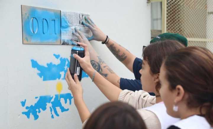 Pintarán 632 murales en Pico en homenaje a los caídos en Malvinas
