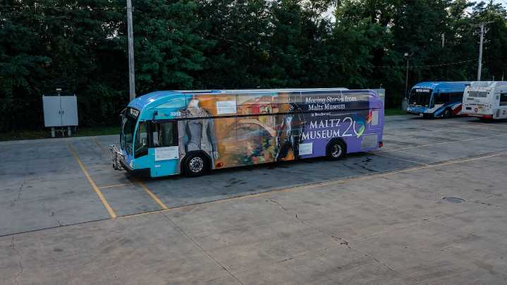 Public transit meets public art in new Maltz Museum gallery initiative