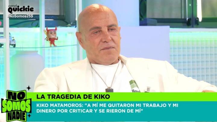 Kiko Matamoros se emociona al recordar su peor época: "Me quitaron mi trabajo, me desahuciaron y se rieron mucho"