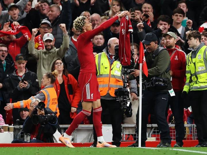 Liverpool’s Hugo Ekitike sorry for celebration suspension
