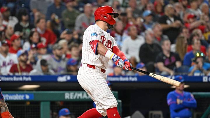Schwarber’s 50th and Suárez’s gem lift Phillies over Mets