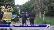 La Feria mobile home fire under control