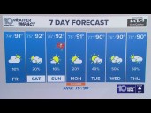10 Weather: Thursday late night forecast