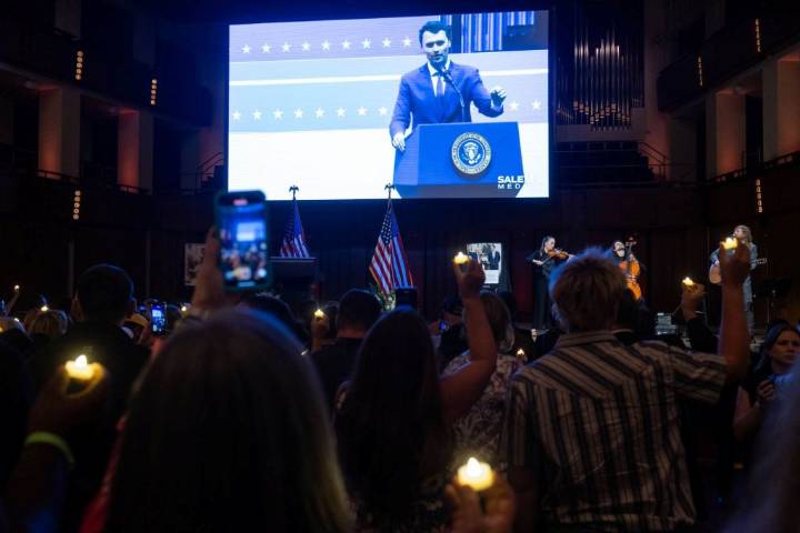 Trump administration officials and lawmakers honor Kirk at Kennedy Center
