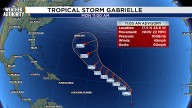 Tropical Storm Gabrielle Moves North-Northwest at 22 MPH
