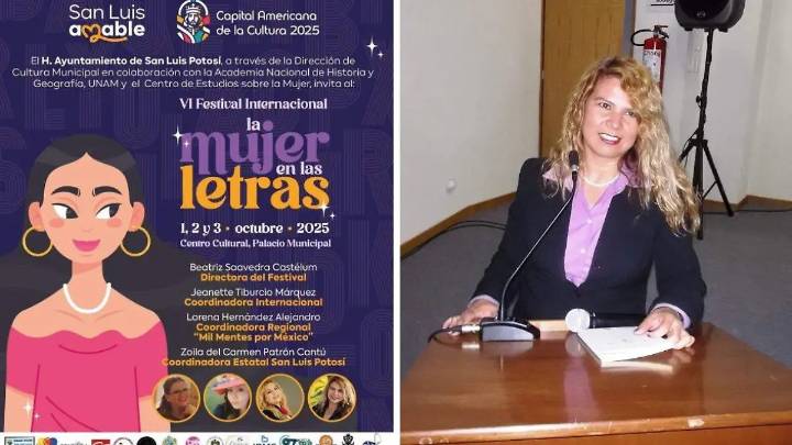 Festival Internacional “La Mujer en las Letras”, esta semana en SLP