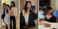 Las fotos de Lali Espósito y Pedro Rosemblat en San Sebastián: de la alfombra roja a mimos en la cama