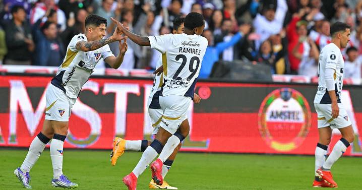 LDU venció 2-0 a Sao Paulo y tiene un pie en semifinales de la Copa Libertadores 2025
