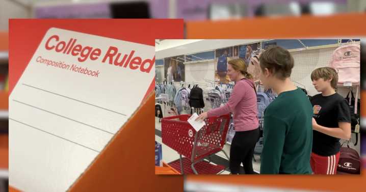 Families rush for last-minute back-to-school supplies with rising costs in mind