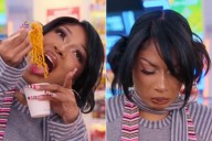 Megan Thee Stallion Eats Spicy Buldak Noodles with K-Pop Group Billlie on New Competition Series
