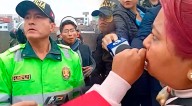 "¿Por qué no nos cuidas? Van gratis en nuestros carros": conductora de la Línea 41 enfrenta a la PNP en protesta por extorsiones