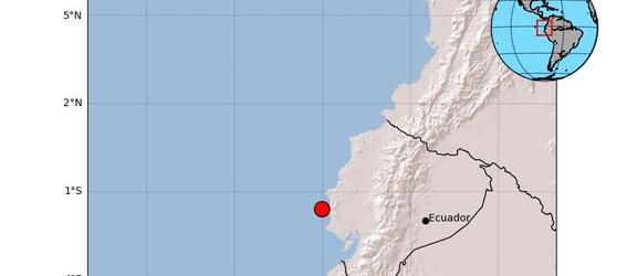 Temblor de 4.8 grados en la costa de Ecuador: no se reportan daños