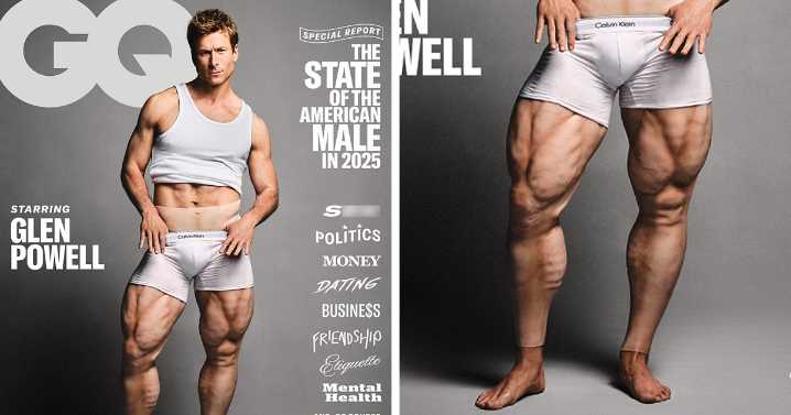 “Didn’t Skip Leg Day”: People Can’t Stop Talking About Glen Powell’s Jaw