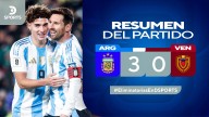 A lo campeón del mundo: en el último partido oficial de Messi en Argentina, la Selección goleó a Venezuela