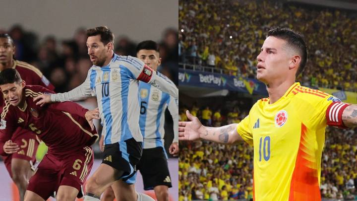 Así quedó la tabla de goleadores de las Eliminatorias Sudamericanas tras anotaciones de Messi a La Vinotinto y de James Rodríguez a Bolivia