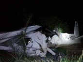 Fallecen dos en desplome de avioneta en García, Nuevo León