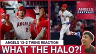 ANGELS POSTCAST: Halos EXPLODE for 12 RUNS on 17 HITS in 12-2 win over Minnesota Twins at the Big A