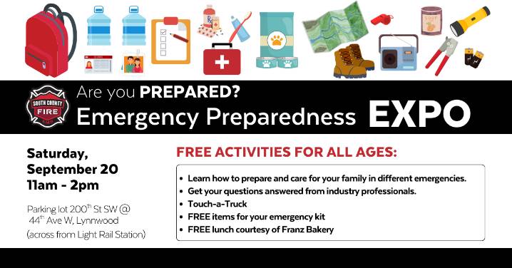 South County Fire hosts FREE Emergency Preparedness Expo Saturday, Sept. 20