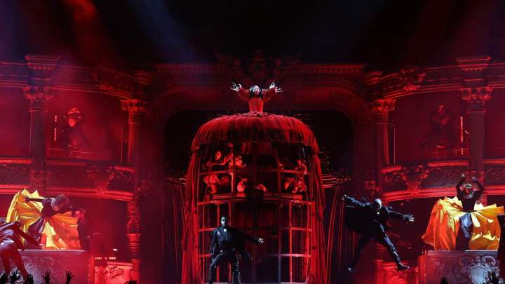 Lady Gaga Performs 'Abracadabra' and 'The Dead Dance' at the 2025 VMAs