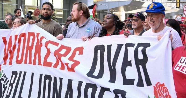 1,000 'Workers Over Billionaires' anti-Trump Labor Day protests today