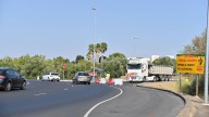 Cortes de tráfico en la A-5 a la altura de El Faro de Badajoz por obras en el firme