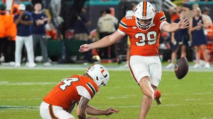 Miami stuns Notre Dame with late field goal victory