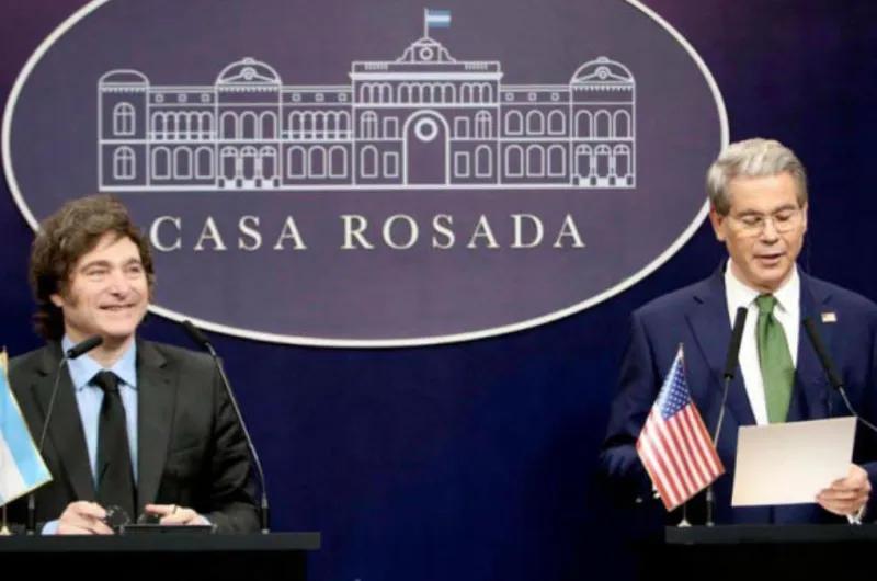 Estados Unidos confirmó que negocia un swap de 20.000 millones de dólares con Argentina