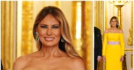 Fashion Notes: Melania Trump Glows in Colorful Carolina Herrera Gown, Emerald Jewels for U.S.