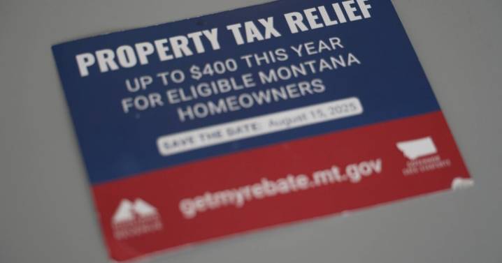 Rebate application for Montana property taxes closes soon