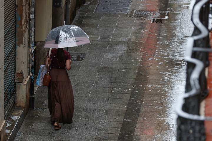 Aemet activa para este viernes el aviso naranja por lluvias en el litoral de Castellón