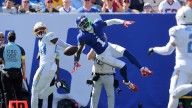 Giants’ Malik Nabers hobbles way to NBA YoungBoy concert on crutches after ACL tear