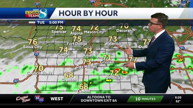 Des Moines weather: Lingering showers bring fall temperatures