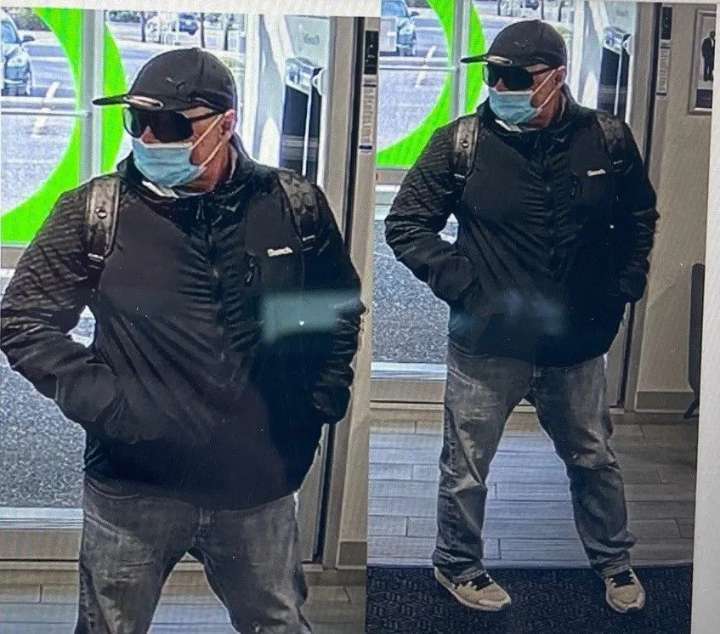 Airdrie RCMP seek suspect who threatened to shoot clerk in bank robbery