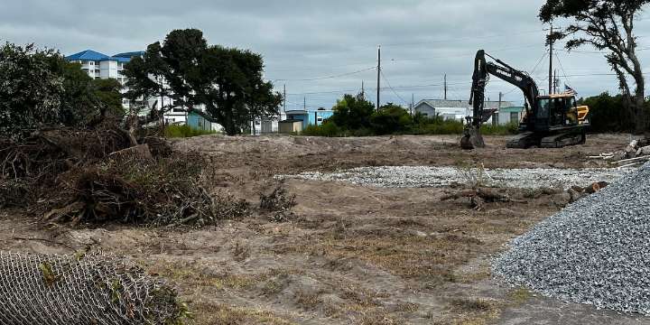 Vacant Carteret County campground cleared for housing development