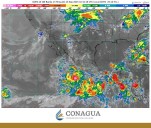Narda mantendrá lluvias de muy fuertes a intensas en regiones